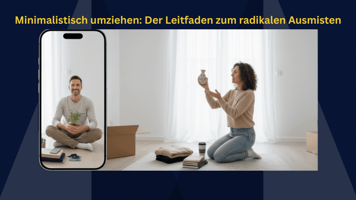 Minimalistisch umziehen: Der Leitfaden zum radikalen Ausmisten vor dem Packen