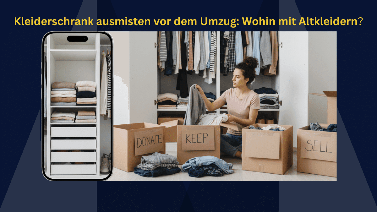 Kleiderschrank ausmisten vor dem Umzug: Wohin mit Altkleidern in Göttingen & Kassel?