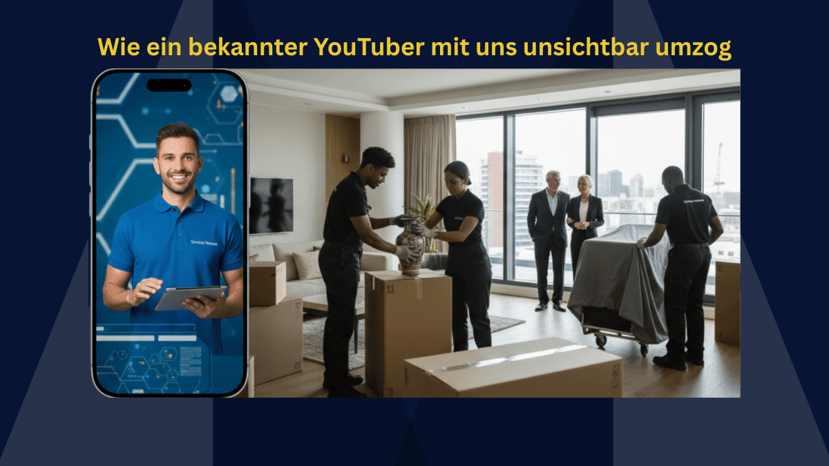 VIP-Umzug undercover: Wie ein bekannter YouTuber mit uns unsichtbar umzog